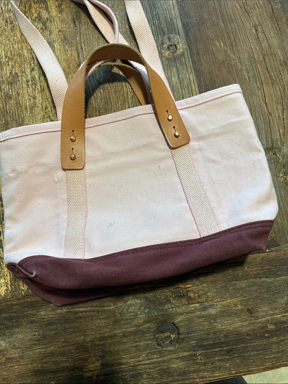 IMMODEST COTTON pink canvas tote bag - Picture 6 of 8